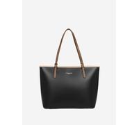 Lancaster Sac cabas épaule Zippée L Smooth Noir - Nude - Vison