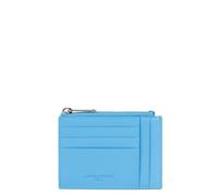 Lancaster | Paris PM - Porte-Cartes Cuir de Vachette Lisse Bleu Atoll