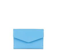 Lancaster | Paris PM - Porte-Cartes Cuir de Vachette Lisse Bleu Atoll