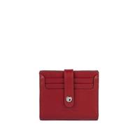 Lancaster | Paris PM - Porte-Cartes Cuir de Vachette Lisse Carmin