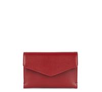 Lancaster | Paris PM - Porte-Cartes Cuir de Vachette Lisse Carmin