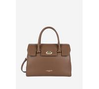 Lancaster Sac à main A rabat avec fermoir M Milano Cosmos Châtaigne