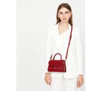 Lancaster Paris - Petit sac à main Suave Even - Cuir de vachette refendu lisse Carmin