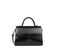 Lancaster Paris Sac à rabat avec fermoir Ref 55237 26 x 18 x 10 cm Noir