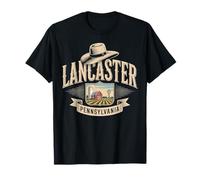 Lancaster Pennsylvania Souvenir Vintage de la Ferme T-Shirt