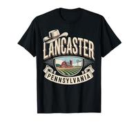 Lancaster Pennsylvania Souvenir Vintage de la Ferme T-Shirt