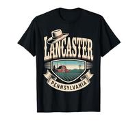 Lancaster Pennsylvania Souvenir Vintage de la Ferme T-Shirt