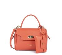 Lancaster Petit sac à main Mademoiselle Grace à rabat avec fermoir Orange
