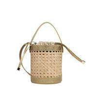 LANCASTER Petit sac seau - Cannage Rotin