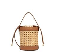 Lancaster Paris Petit sac seau Cannage Rotin Camel