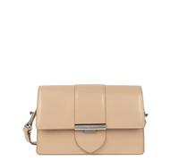 Sac trotteur à rabat avec fermoir S Paris Ily beige foncé en cuir Beige Foncé