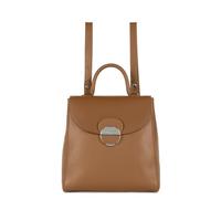 Sac à dos A rabat avec fermoir Pia Lancaster 547-66 Camel