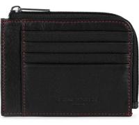 Lancaster Porte-cartes Soft Vintage 120-42 Noir/Rouge