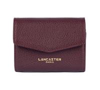 Lancaster Portefeuille A rabat avec pression Dune Cuir Bordeaux Foncé