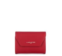 Lancaster Paris Portefeuille Constance en cuir dos-à-dos à rabat avec pression Rouge réf. 39938