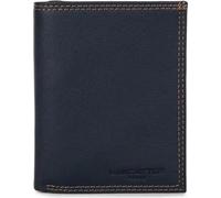 Lancaster Portefeuille Cuir Vachette 120-12 Bleu/Camel RFID