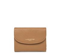 Lancaster Portefeuille Dune – cuir à rabat, fermeture pression – Camel Unisexe