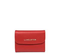 Lancaster | Mademoiselle Ana - Portefeuille Dos à Dos Cuir de Vachette Pleine Fleur Rouge