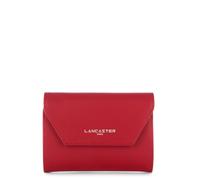 Lancaster Paris Portefeuille Constance en cuir dos-à-dos à rabat avec pression Rouge réf. 39938