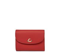 LANCASTER Portefeuille en cuir ref_50463 Rouge 13 * 10 * 3 - Rouge