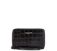 LANCASTER Portefeuille EXOTIC CROCO in Noir Unique
