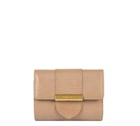 Lancaster | Exo ILY - Portefeuille Cuir de Vachette Grainé Sable - Lézard