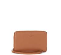 Portefeuille Zippé autour Paris PM camel en cuir Camel