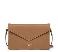 Lancaster Paris Pochette Pur & Element City Refente de cuir de vachette lisse Camel Or pâle