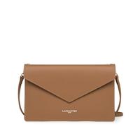 LANCASTER | Pur & Element City - Pochette Refente de Cuir de Vachette Lisse Camel - In - Or pâle