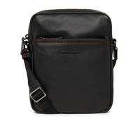 Lancaster Sacoche Cuir Soft Vintage 320-14 Noir/Rouge
