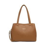 LANCASTER Sac cabas épaule - Foulonné Double Camel - In - Orange