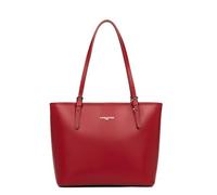 LANCASTER Sac cabas épaule - Smooth Carmin