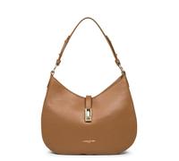 LANCASTER Sac porté épaule en cuir ref_50238 Camel 32 * 30 * 8