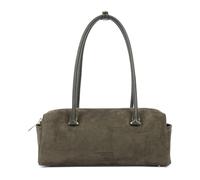 Lancaster Sac rectangle Zippé Suède Cube Kaki