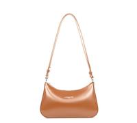 LANCASTER | Suave Ace - Sac Trotteur Refente de Cuir de Vachette Lisse Camel
