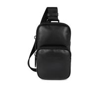 Lancaster Sacoche Zippé Soft Vintage Homme Noir
