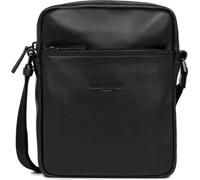 Lancaster Sacoche Cuir Soft Vintage 320-14 Noir/Bleu