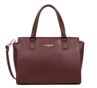 LANCASTER | Smooth - Sac à Main Refente de Cuir de Vachette Lisse Bordeaux