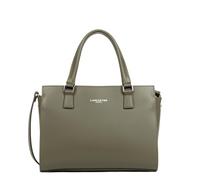 LANCASTER | Smooth - Sac à Main Refente de Cuir de Vachette Lisse Kaki fumé
