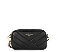 Lancaster Soft Matelassé Sac à bandoulière en cuir 19 cm noir (530-36-noir)