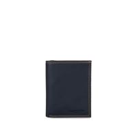 Lancaster Paris Portefeuille homme Soft Vintage – Cuir vachette RFID – Bleu/Camel