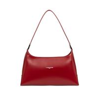 LANCASTER | Suave Ace - Grand Sac à Main Refente de Cuir de Vachette Lisse Carmin