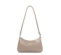 LANCASTER | Suave Ace - Sac Trotteur Refente de Cuir de Vachette Lisse Galet Fonce