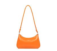 LANCASTER | Suave Ace - Sac Trotteur Refente de Cuir de Vachette Lisse Orange