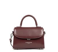 LANCASTER | Suave Even - Petit Sac à Main Refente de Cuir de Vachette Lisse Bordeaux