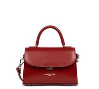 LANCASTER | Suave Even - Petit Sac à Main Refente de Cuir de Vachette Lisse Carmin