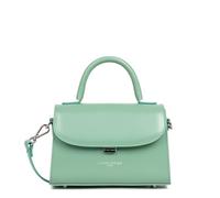 LANCASTER | Suave Even - Petit Sac à Main Refente de Cuir de Vachette Lisse Eucalyptus