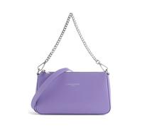 Lancaster Suave Even Sac porté épaule lilas, cuir de vache lisse, femme