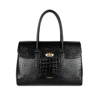 Sac cabas épaule A rabat avec fermoir XL Exo Lancaster 524-112 Noir