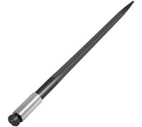 VEVOR Lance à foin, 99 cm, lance à balles de foin carrée, pointe à balle fixation rapide, capacité de charge 1633 kg, fourches à balle avec revêtement noire, pour seaux, tracteurs, chargeurs, grues